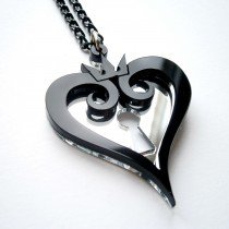 Kingdom hearts black pendant