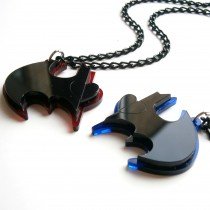 best friends batman necklaces