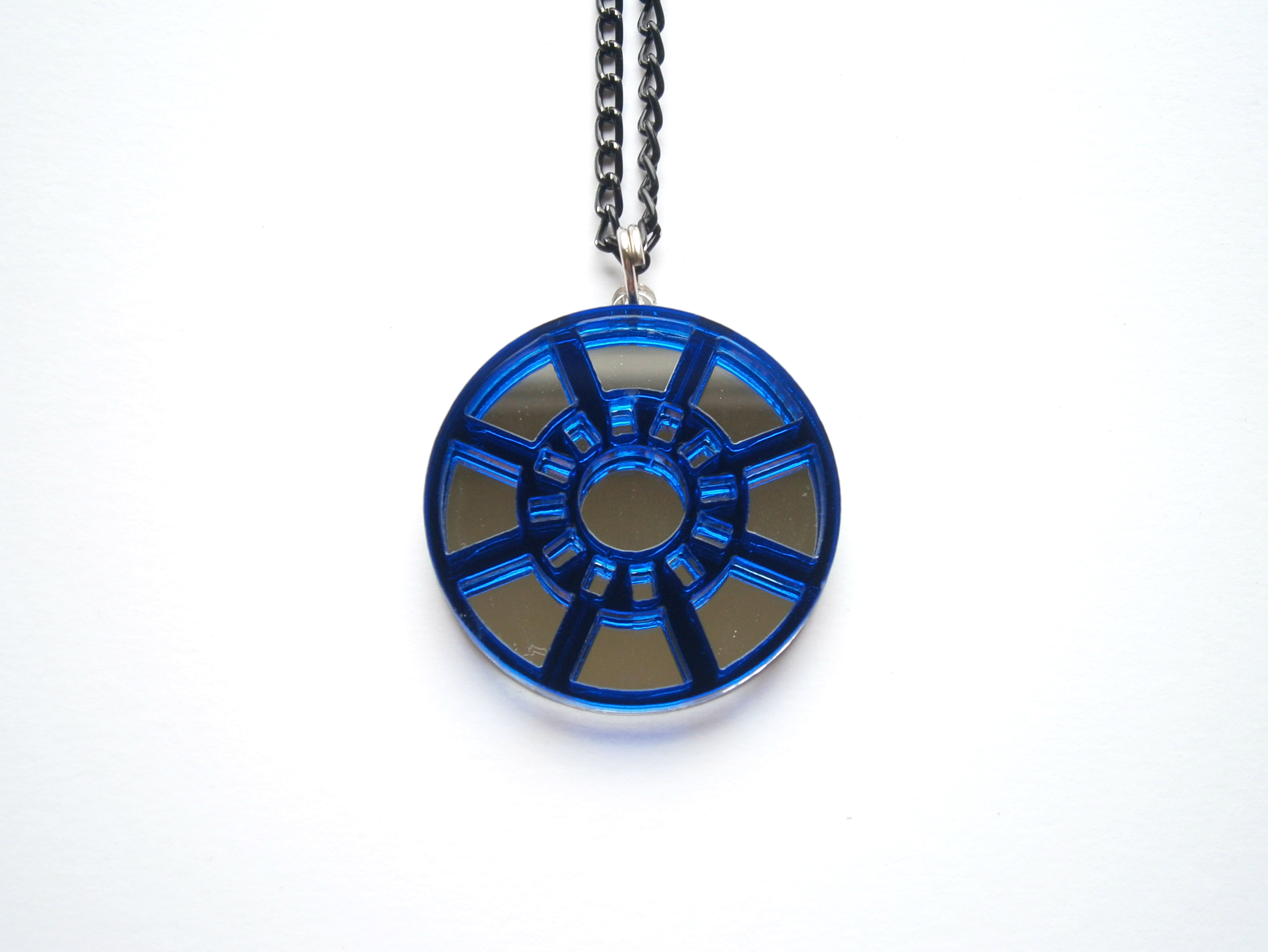 Iron Man Necklace -Heart Arc Reactor - Inspiring Jewelry